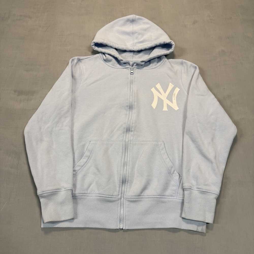 Womens zip-up hoodie Y2K Blue Size M